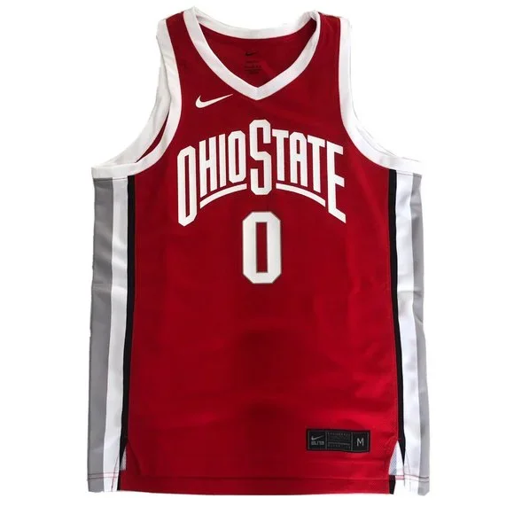 Nike Men's The Ohio State Buckeye's #0 Basketball Jersey CN3616-657 - Picture 1 of 7